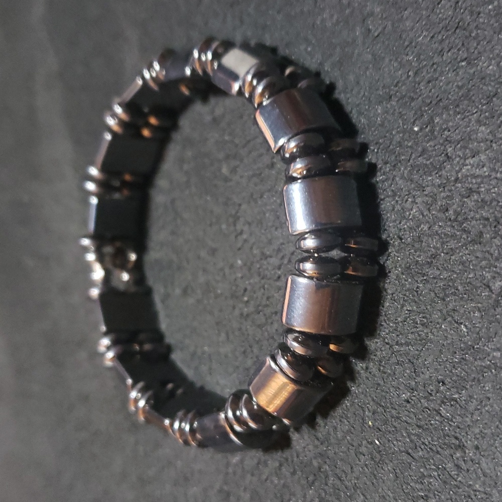 Hematite Beaded Bracelet
